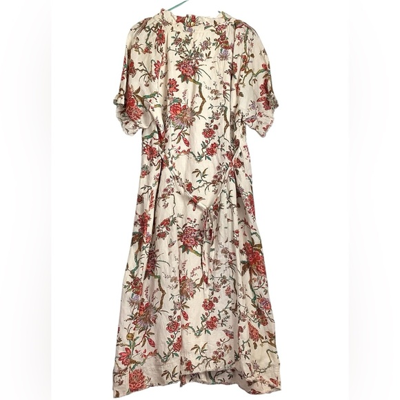 Anthropologie  Pilcro NWT Ruffle-Collar Button-down Dress Floral Plus Size16W - Picture 10 of 15